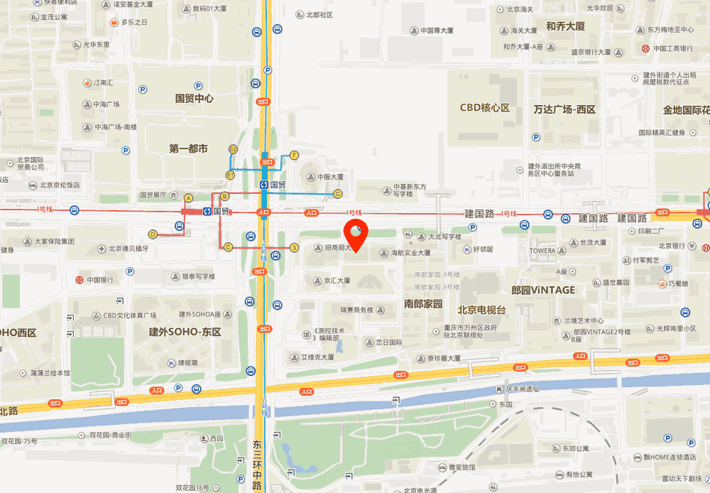惠普大厦位置地图
